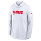 Kansas City Chiefs Sideline Performance Long Sleeve Hoodie T-Shirt Recreated Edition