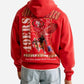 NFL Abercrombie San Francisco 49ers Graphic Popover Red Hoodie