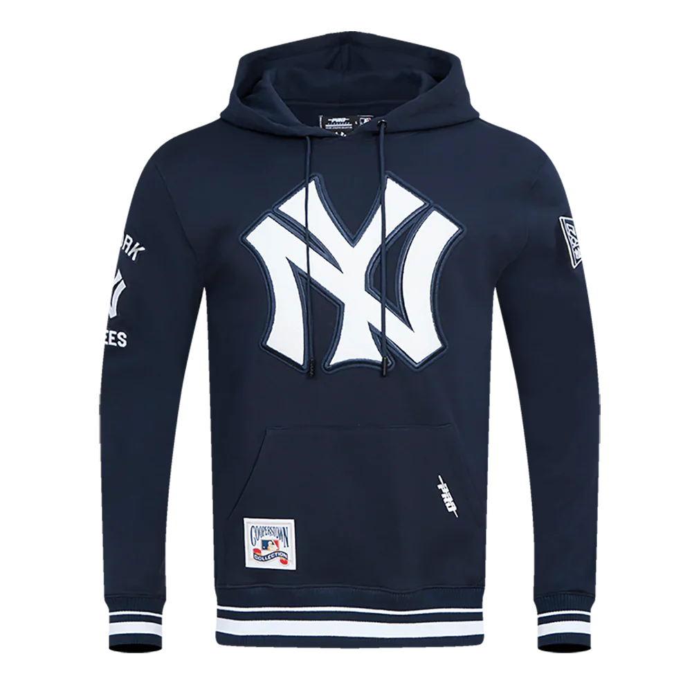 New York Yankees Pro Standard Blue Hoodie Recreated Edition