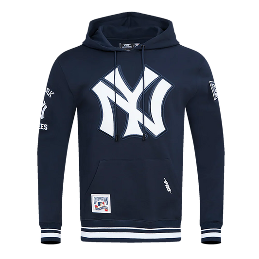 New York Yankees Pro Standard Blue Hoodie Recreated Edition