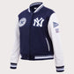 womens Pro Standard MLB New York Yankees Retro Classic Rib Wool Varsity Jacket