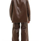 Lily Leather Brown Jacket - Women Leather Jacket Brown
