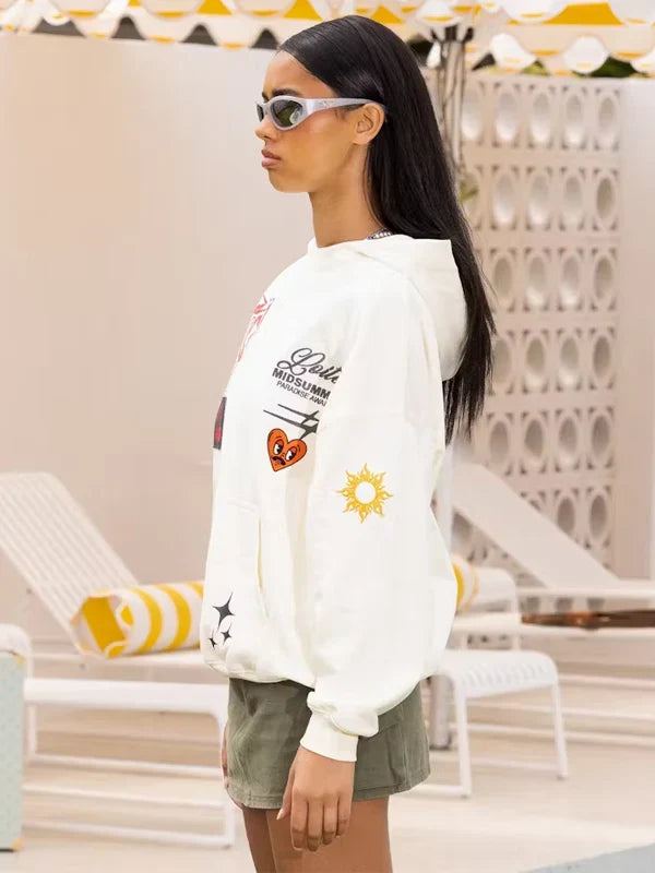 Loiter Patchwork Hoodie Hennything is Possible Hoodie Recreated Edition