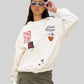 Loiter Patchwork Hoodie Hennything is Possible Hoodie Recreated Edition