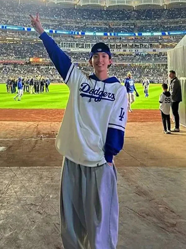 Dokyeom Los Angeles Dodgers Hoodie ⚾💙 Recreated Edition