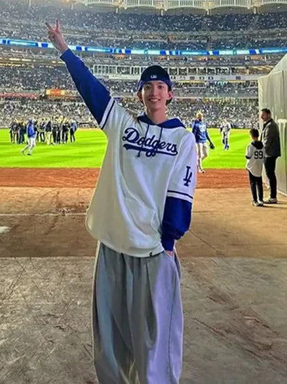 Dokyeom Los Angeles Dodgers Hoodie ⚾💙 Recreated Edition