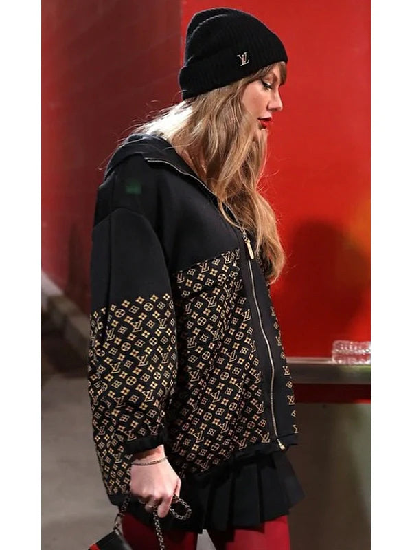 Taylor Swift Louis Vuitton Monogram Jacquard Knit Jacket – Recreated Edition