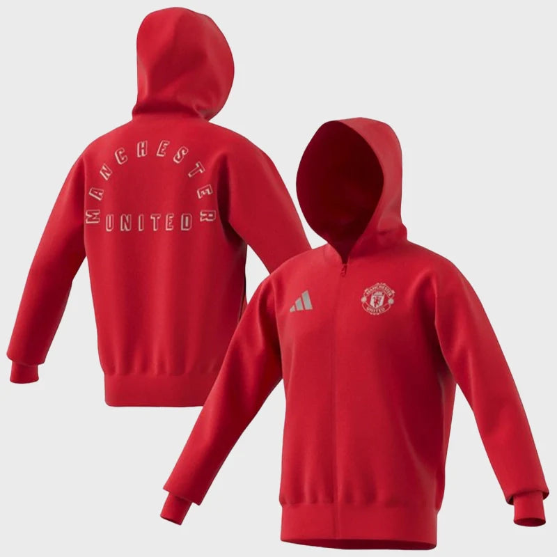 Manchester United Anthem Full-Zip Hoodie Recreated Edition