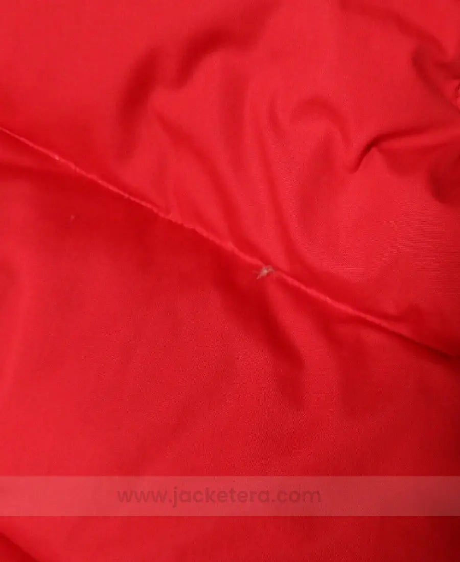 Michael J. Fox Back to the Future Marty McFly Red Puffer Vest
