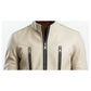 Mason White Leather Jacket – Men’s Premium White Leather Jacket