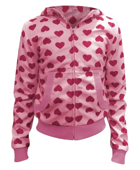 Jennifer’s Body Heart Hoodie Jacket — Stylish Fan‑Inspired Streetwear Recreated Edition