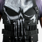 New Handmade Punisher Black Vest - Men's Frank Castle Skull Motorcycle Leather Vest