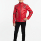 Mj Beat it Jacket Kids | Kids Michael Jackson Beat It Red Leather Jacket | Authentic MJ Cosplay Costume
