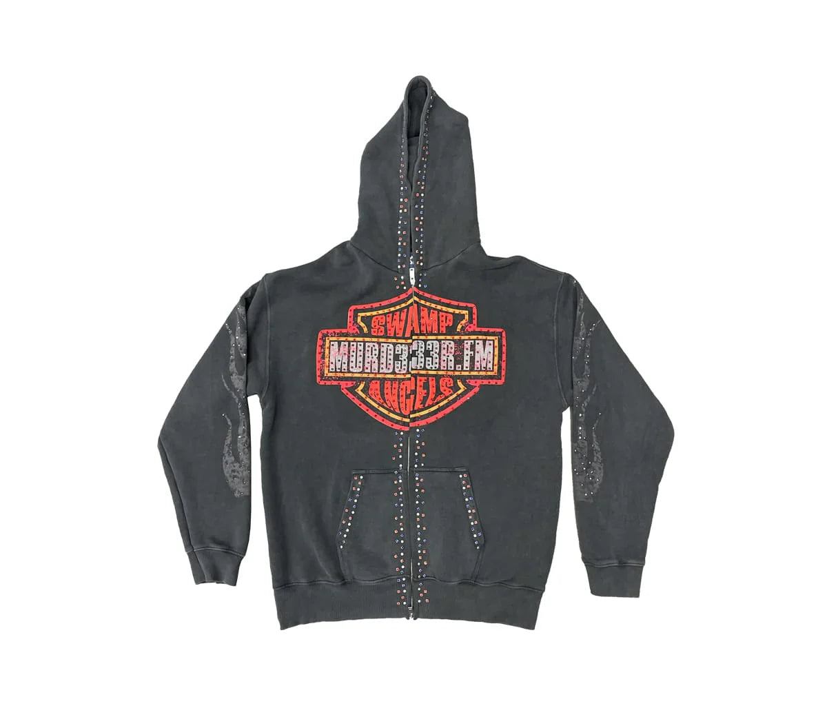 Bloody Osiris Murd333r Rhinestone Hoodie Recreated Edition