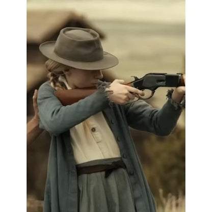 Anna Camp Murder at Yellowstone City Trench Coat