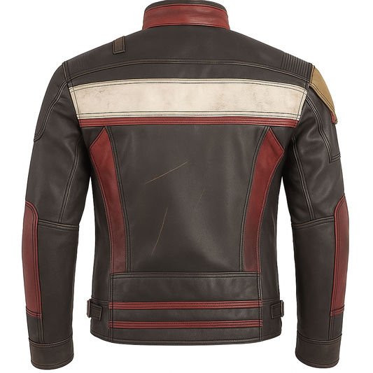 Musa Red Leather Jacket – Bold &amp; Premium Red Leather Jacket for Men