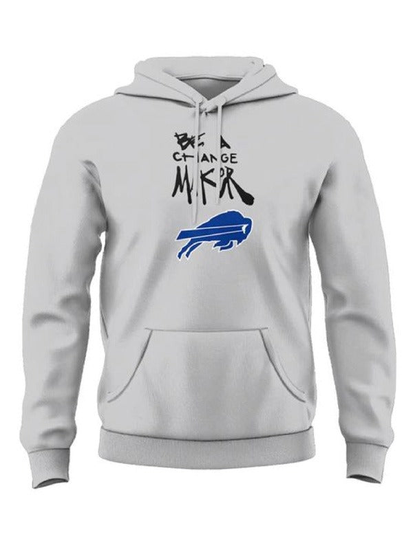 Buffalo Bills Be A Change Maker Hoodie – Inspire &amp; Rep Your Team with Purpose Recreated Edition
