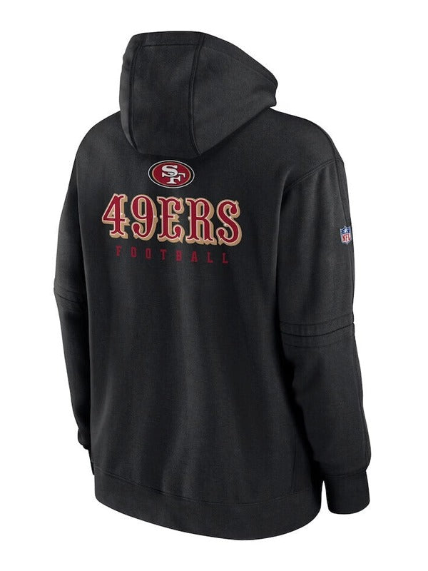 Kyle Shanahan 49ers Black Hoodie Recreated Edition