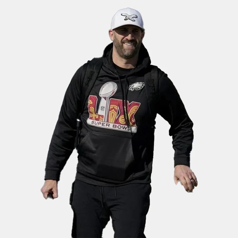Nick Sirianni Super Bowl LIX Arrivals Hoodie Recreated Edition