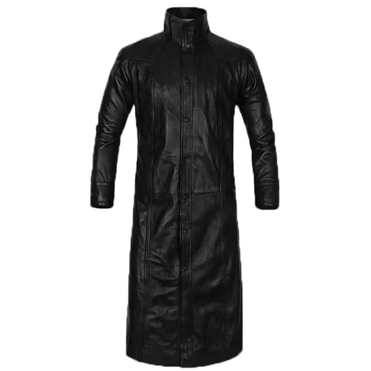 Captain America Nick Fury Leather Trench Coat