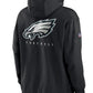 Philadelphia Eagles Black Sideline Club Pullover Hoodie (Recreated Edition)