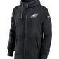 Recreation – Philadelphia Eagles Black Sideline Club Full-Zip Hoodie (Recreated Edition)