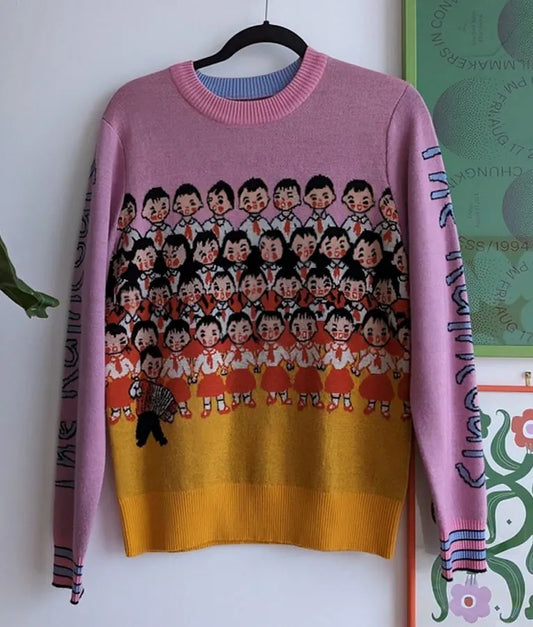 Great British Bake Off S015 Noel Fielding School Choir Print Sweater