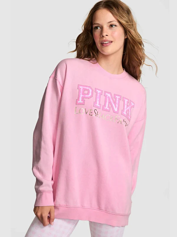 PINK x LoveShackFancy Crew Sweatshirt (Recreated Edition)