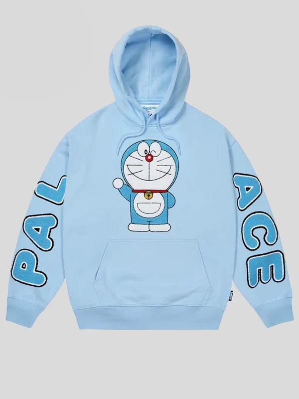 Palace x Doraemon Hoodie – Streetwear Meets Playful Nostalgia Recreated Edition