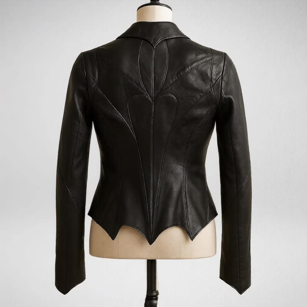 Papa V Black Leather Jacket | Ghost Band Pope V Perpetua Cosplay Costume