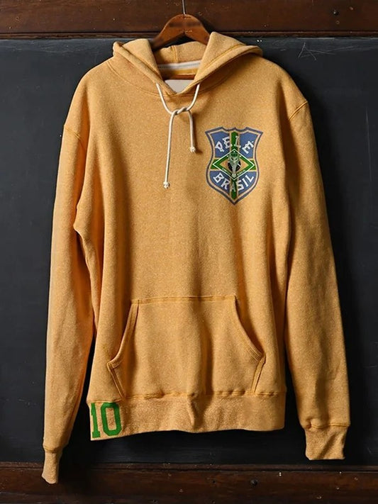 Pel’ Brasil Gold Hoodie Recreated Edition