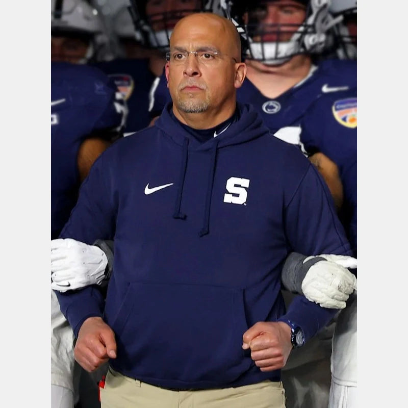 James Franklin Penn State Hoodie Recreated Edition