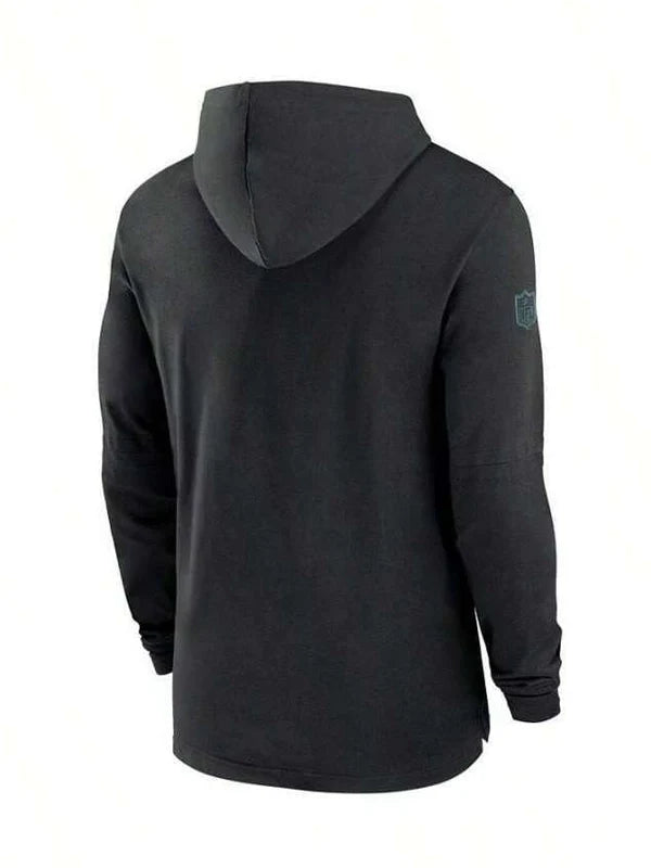 Philadelphia Eagles Sideline Hoodie Long Sleeve T-Shirt (Recreated Edition)
