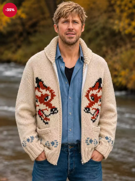 Project Hail Mary Ryan Gosling Wolf Cardigan – Ryan Gosling Project Hail Mary 2026 Wolf Sweater