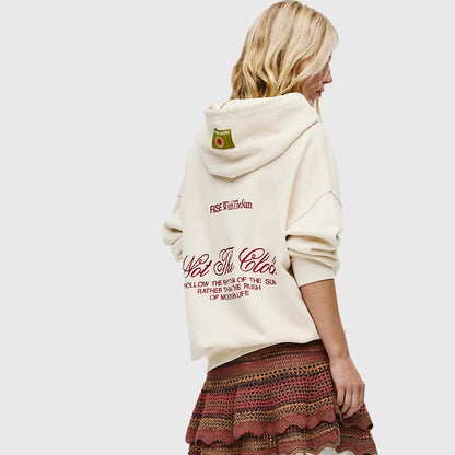 Pull &amp; Bear Beige Fleece Hoodie (Recreated Edition)