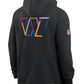 Washington Commanders Black 2025 Crucial Catch Hoodie Recreated Edition