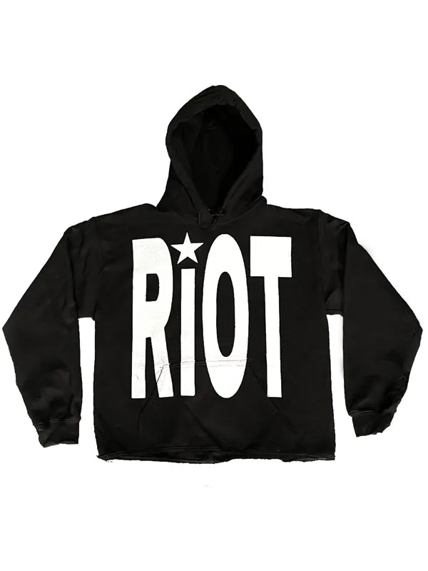 Riot Oversized Hoodie – Bold Streetwear Pullover (Recreated Edition)