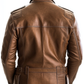 Rowan Leather Brown Jacket – Men Leather Jacket Brown