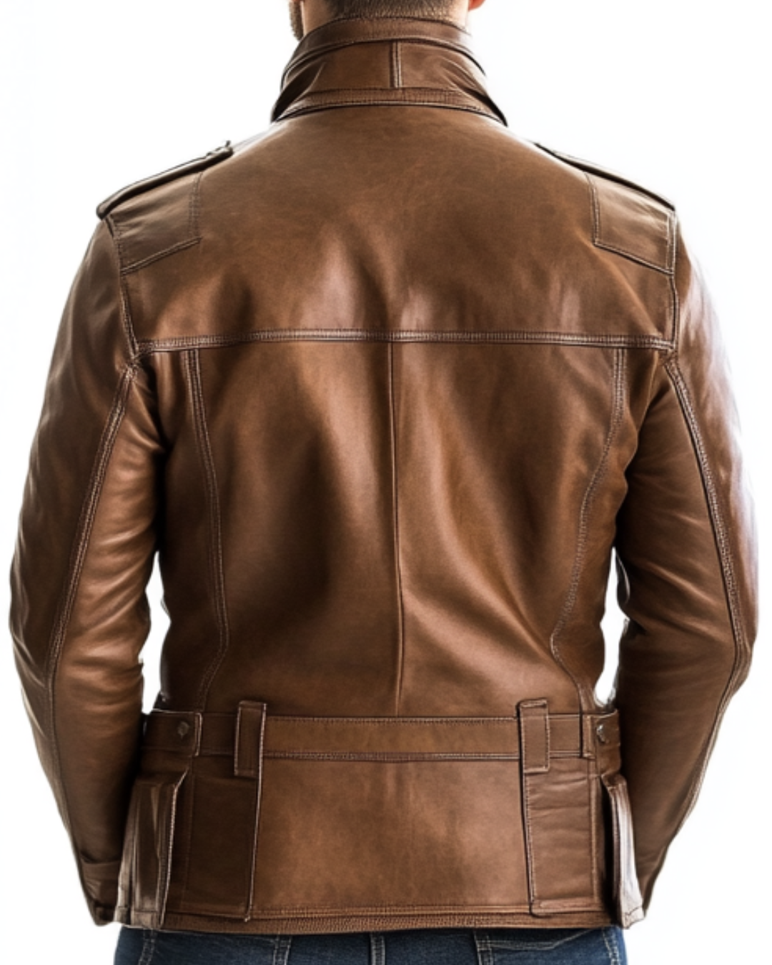 Rowan Leather Brown Jacket – Men Leather Jacket Brown