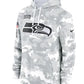 2024 Seattle Seahawks Arctic Camo Salute to Service Hoodie Recreated Edition