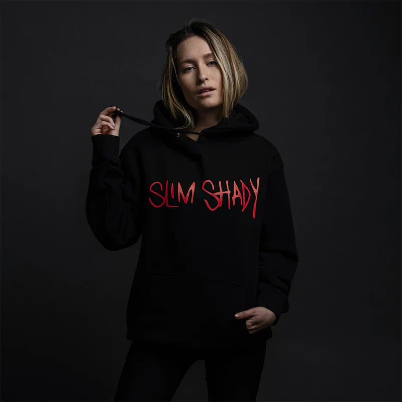 Eminem Slim Shady Hoodie 🎤🖤 Recreated Edition