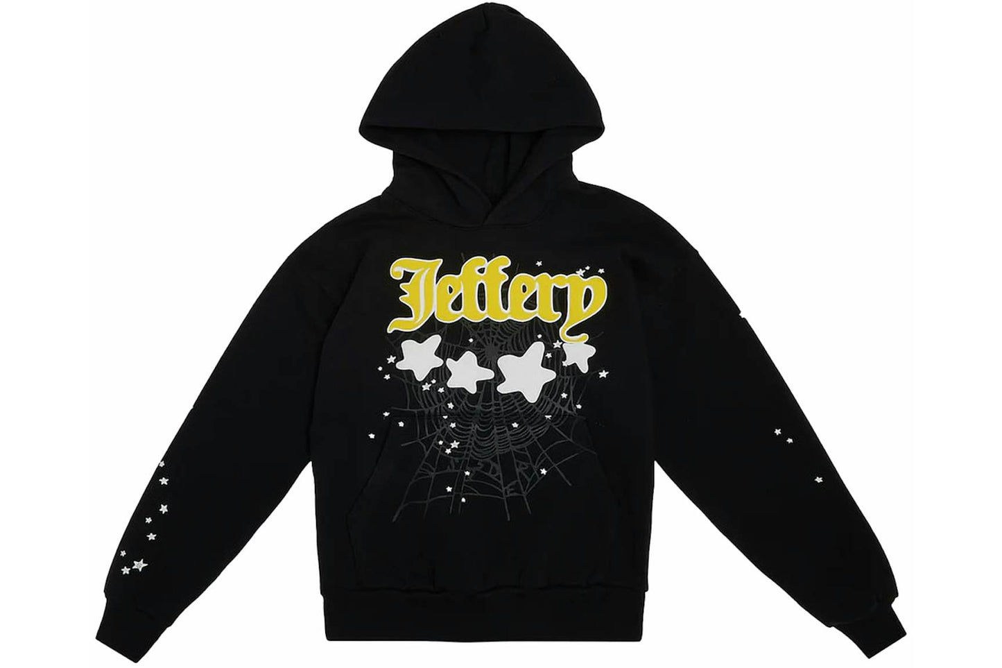 Sp5der Jeff Free Black Pullover Hoodie (Recreated Edition)