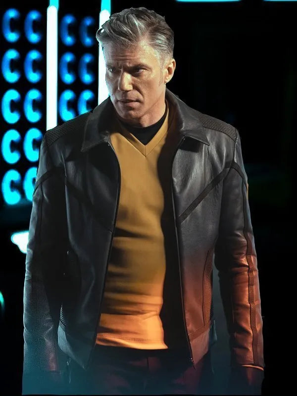 Star Trek Strange New Worlds Leather Jacket