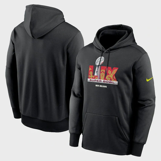 Super Bowl LIX Nike Black Club Fleece Pullover Hoodie (Recreated Edition)
