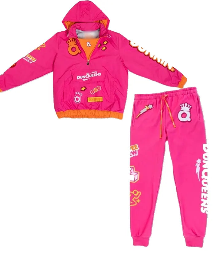 Super Bowl LIX Dunkin DunQueens Pink Tracksuit