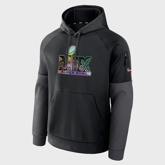 Super Bowl LIX Nike Black Fitness Performance Hoodie (Recreated Edition)