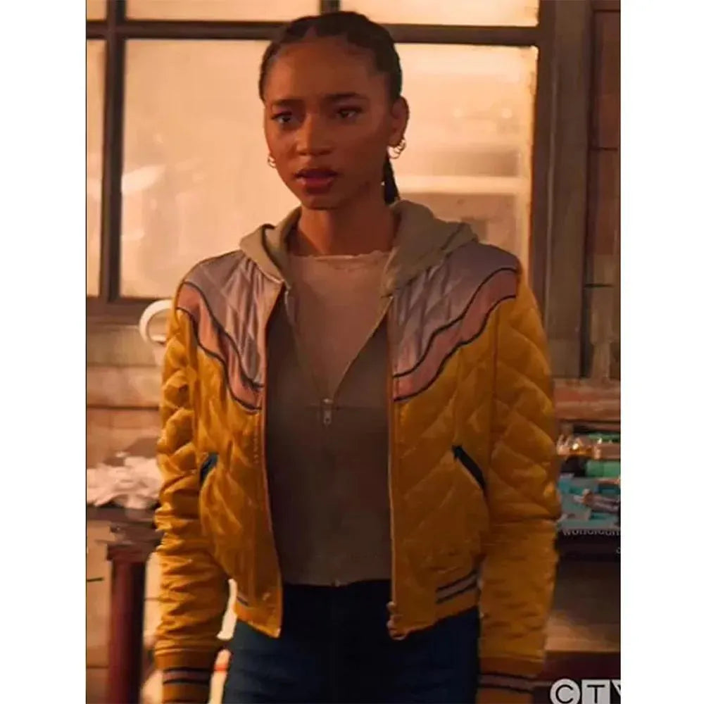 Superman &amp; Lois Tayler Buck Bomber Jacket