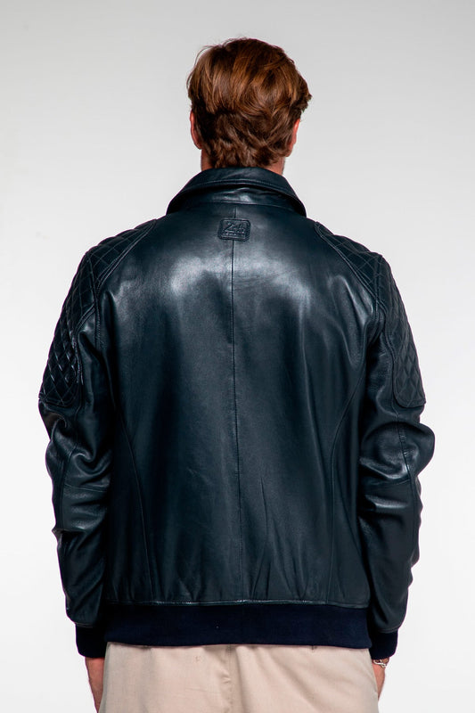 Steve McQueen x Le Mans Terrence Navy Blue Jacket for Men