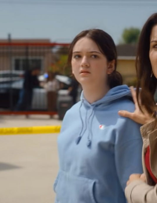 The Lincoln Lawyer 2022 Krista Warner Blue Hoodie (Recreated Edition)