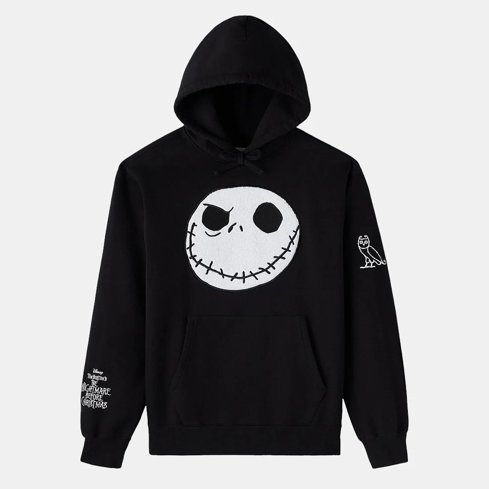 OVO The Nightmare Before Christmas Jack Skellington Hoodie Recreated Edition